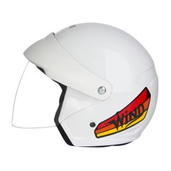 CAPACETE WIND VISOR XL 58 BRANCO