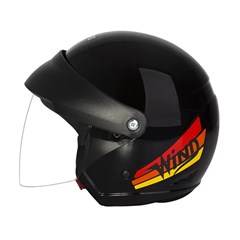 CAPACETE WIND VISOR XL 58 PRETO