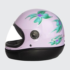 CAPACETE F1 58 LILAS/VERDE FEMME II