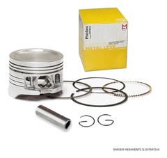 PISTAO/JG ANEIS XRE 190 1,00 METAL LEVE