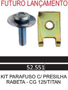 PRESILHA RABETA C/PARAFUSO TIT/CBX200