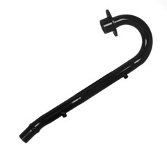 CURVA ESCAPAMENTO NXR125/150 03/08 PRETO TORK