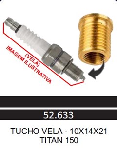 ROSCA INT ADAPTAR VELA TIT/FAN150/NXR150