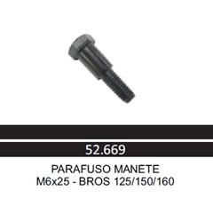 PARAFUSO MANETE NXR125/150/160 6X25 UNIK