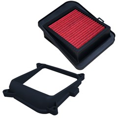 FILTRO AR ESPORTIVO TIT/FAN150/160 PT/VM