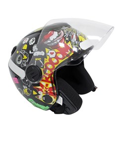 CAPACETE TORK NEW ATOMIC UNIVERSE 56 PRETO