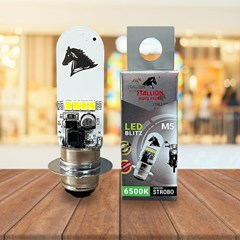 LAMPADA FAROL BIZ125/NXR LED M5 C/STROBO