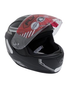 CAPACETE FLY F-9 HG HANS 62 PTO F/GRAFITE