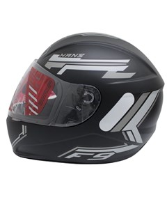CAPACETE FLY F-9 HG HANS 62 PTO F/GRAFITE