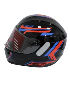 CAPACETE FLY F-9 HG HANS 60 PTO/VERMELHO