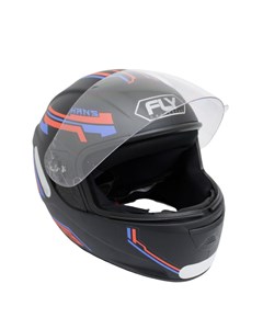 CAPACETE FLY F-9 HG HANS 62 PTO F/VERMELHO