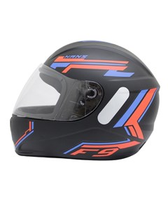 CAPACETE FLY F-9 HG HANS 62 PTO F/VERMELHO