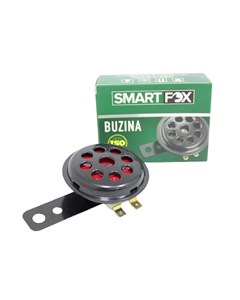 BUZINA 12V PRETA SMART FOX