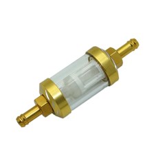 FILTRO GASOLINA UNIVERSAL DOURADO ALUMIN