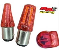 LAMPADA STOP 12V LED 16 C/ ESTROBO VERM