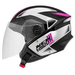 CAPACETE NEW LIBERTY THREE PRO 58 PTO/ROSA