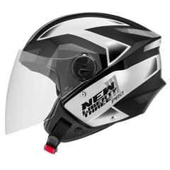 CAPACETE NEW LIBERTY THREE PRO 60 PTO/CINZA