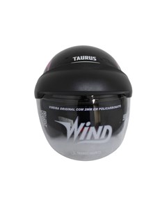 CAPACETE WIND V3 VISOR 56 PRETO/ROSA