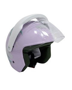 CAPACETE WIND VISOR FEMME II 56 LILAS/VERDE
