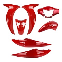 KIT PLASTICO BIZ110 18 E 22/24 VERM 5PCS