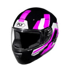 CAPACETE FLY F-9 HG MATCH 62 PTO/ROXO