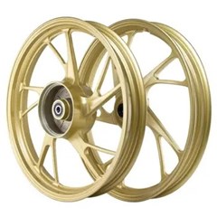 RODA MAGN TIT160 (ESD) DOURADA PE GAL 5P