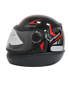 CAPACETE SAN MARINO AUT SPEED ONE 60 PTO/VERM