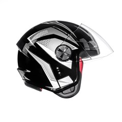 CAPACETE FLY JET HG FREEDOM 60 PTO/GRAFITE