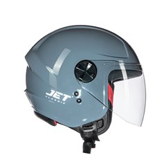 CAPACETE FLY JET HG CLASSIC 60 CINZA