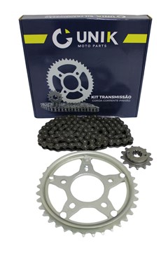 KIT TRANSMISSAO YBR03/09 UNIK C/RETENT