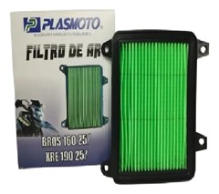 FILTRO AR NXR160/XRE190 PLASMOTO