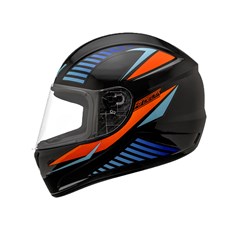 CAPACETE FLY F-9 HG DELTA 58 PTO/LARANJA