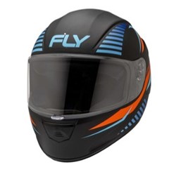 CAPACETE FLY F-9 HG DELTA 60 PTO FOSC/LARANJA
