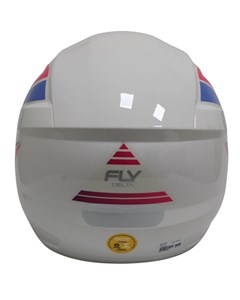 CAPACETE FLY F-9 HG DELTA 58 BRANCO/ROSA