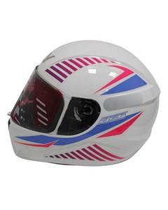CAPACETE FLY F-9 HG DELTA 58 BRANCO/ROSA
