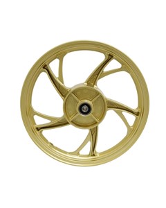 RODA MAGN BIZ110/125 DOURADA MD PE GALIN