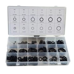 KIT ANEIS ORING METRIC 225PCS DIVERSAS M