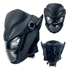 FAROL COMPLETO TIT/FAN160 25 PRETO (KIT