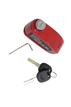 TRAVA DE DISCO C/ALARME KGA VERMELHO