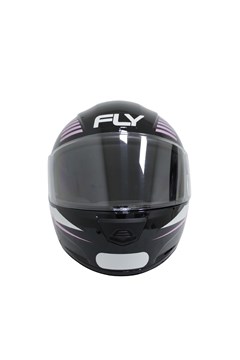 CAPACETE FLY F-9 HG DELTA 60 PRETO/ROXO