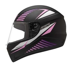 CAPACETE FLY F-9 HG DELTA 60 PRETO/ROXO