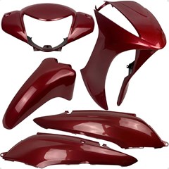 KIT PLASTICO BIZ125 EX 19/21 VERME PI 4P