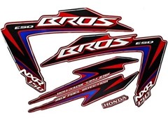 JG FAIXA NXR150 BROS 2012 ESD VERMELHA
