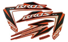 JG FAIXA NXR150 BROS 2012 ES LARANJA