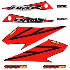 JG FAIXA NXR150 BROS 2008 KS PRETA