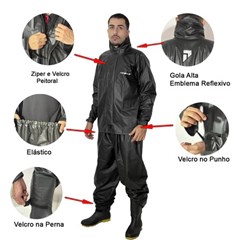 CAPACETE CHUVA PIONEIRA PVC COMBATE POP (G)