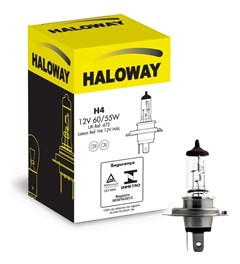 LAMPADA FAROL LED H4 12V 6500K HALOWAY