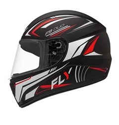 CAP FLY F-9 HG DUO 58 PRETO/VERMELHO
