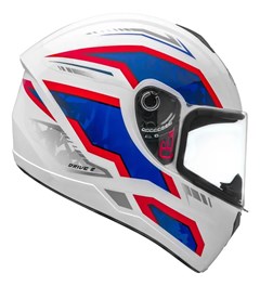 CAP FLY DRIVE 2 HG PULSE 56 BRANCO/AZUL
