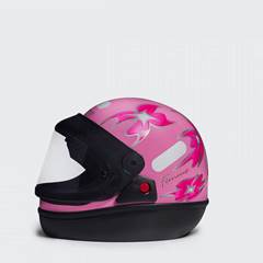 CAPACETE SAN MARINO AUT 56 ROSA (FEMININO)